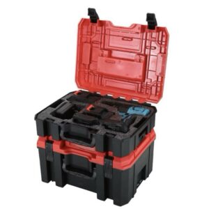 BRICOLAND Kit bricolage 16 adaptateurs professionnel puissant et durable 2 batteries au lithium 4ah