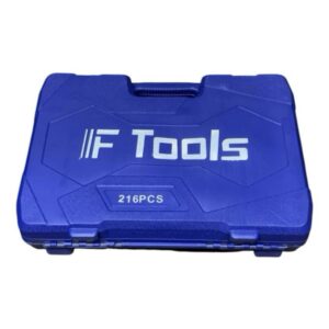 IFTOOLs Germany Caisse Outil Professionnel 216 Pièces en Chrome Vanadium Solide et Durable avec Clé Plate et cliquet