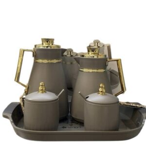 MIXFF Ensemble de Service avec 2 Thermos Isotherme 2 Récipients pour Apéritifs et Plateaux de Luxe
