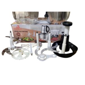 Hachoir électrique double bol de 5L, moteur 1000W + système manuel et nombreux accessoires qualité Allemande